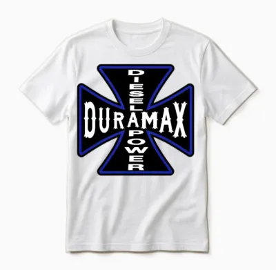 Chevy Duramax Diesel Power Unisex T-Shirt - White