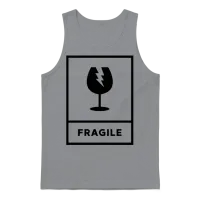 Fragile Unisex Tank Top - Sport Grey – 1