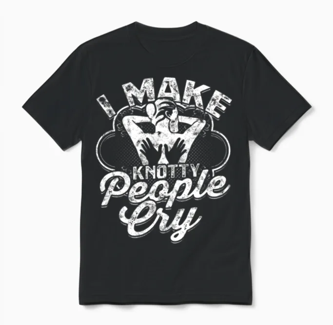 Therapy Massage Muscle Massage Therapist Unisex T-Shirt in Black