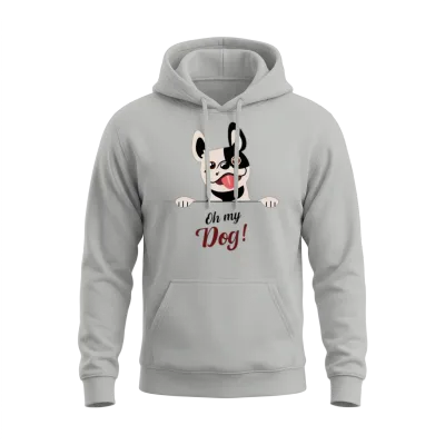 My Dog Unisex Hoodie - Ash