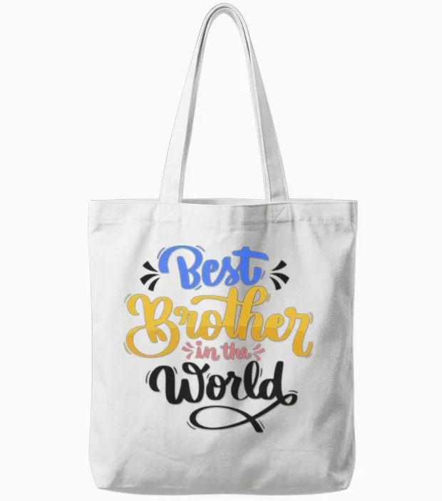 Brother Day! Tote Bags in White