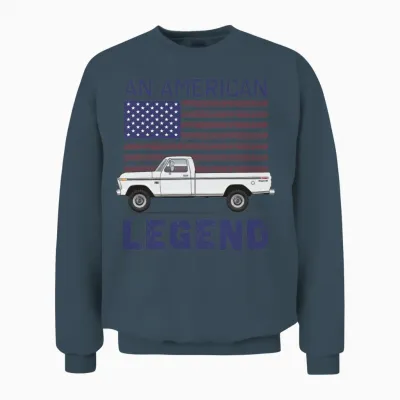 Legend Pure White Unisex Sweatshirt - Dark Heather