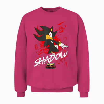 Sonic the Hedgehog, Sonic X Shadow Generations Shadow T-Shirt, Black Unisex Sweatshirt - Heliconia