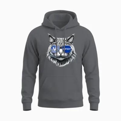 Cat Lovers Graphic Last Name Kentucky Retro Vintage Funny T-Shirt for Men Women Girls Kids Unisex Hoodie - Charcoal