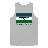 Cascadia Armory Logo Unisex Tank Top - Ash – 1