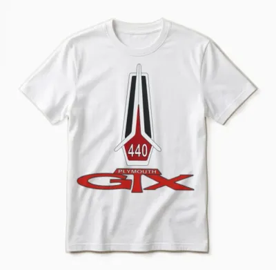 Plymouth Gtx 440 Hood Unisex T-Shirt - White