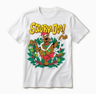 Scooby Doo Christmas Unisex T-Shirt - White