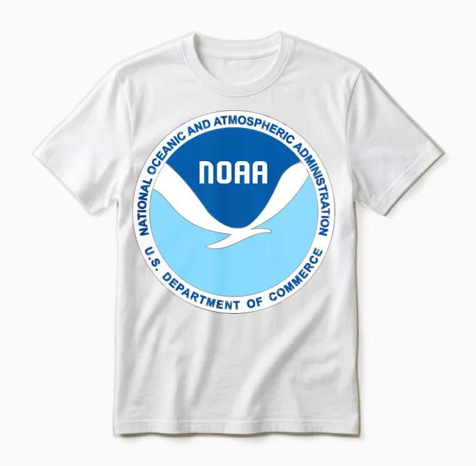 National Oceanic and Atmospheric Administration No Unisex T-Shirt in White