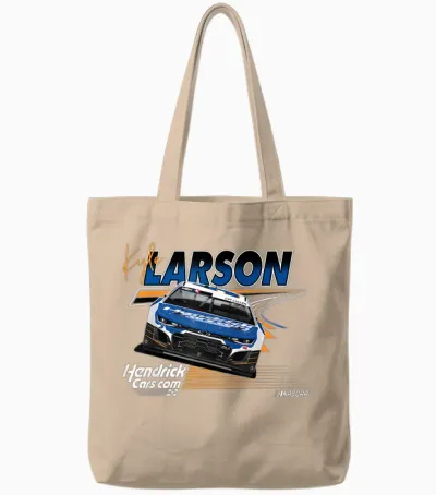 Nascar - Kyle Larson Hendrick Motorsports - Prime Race Lines Tote Bags - Natural