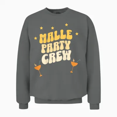 Malle Party Crew Urlaub Outfit Mallorca Unisex Sweatshirt - Graphite Heather