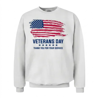 Veterans Day Classic Unisex Sweatshirt - White