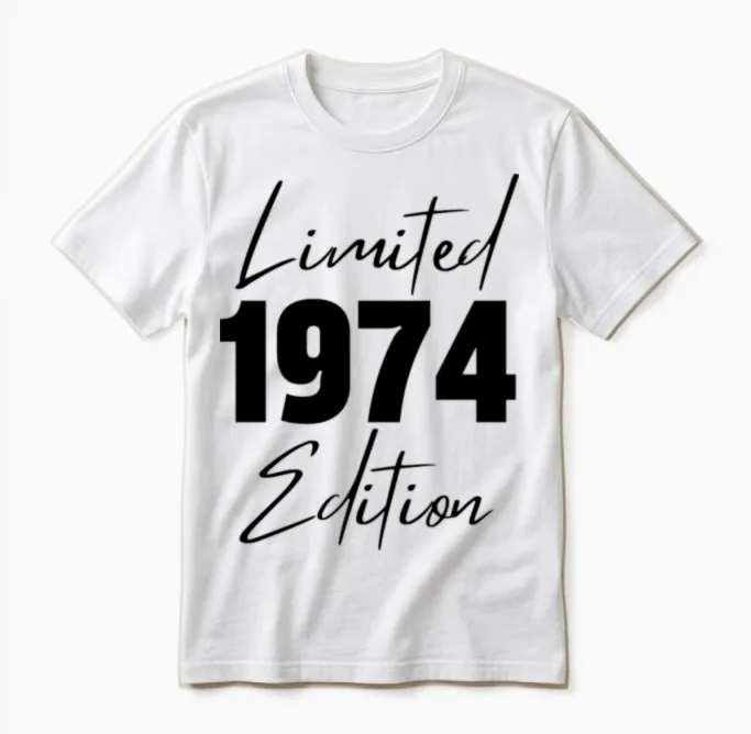 1974 Limited Edition Unisex T-Shirt in White