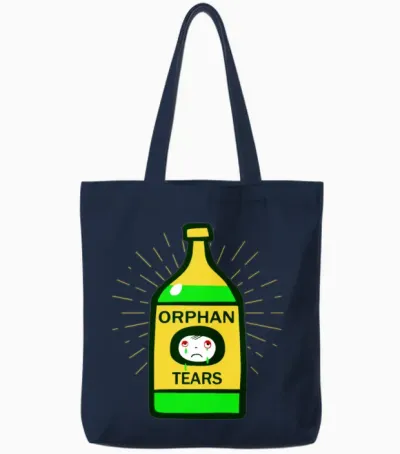Orphan Tears Tote Bags - Navy