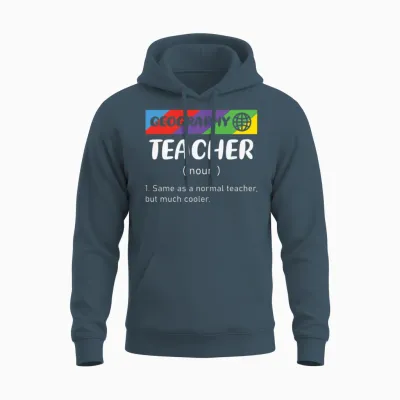 Geography Teacher Unisex Hoodie - Dark Heather