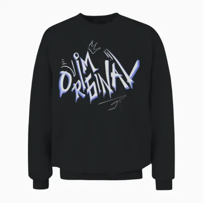 I'm Original Graffiti Unisex Sweatshirt - Black