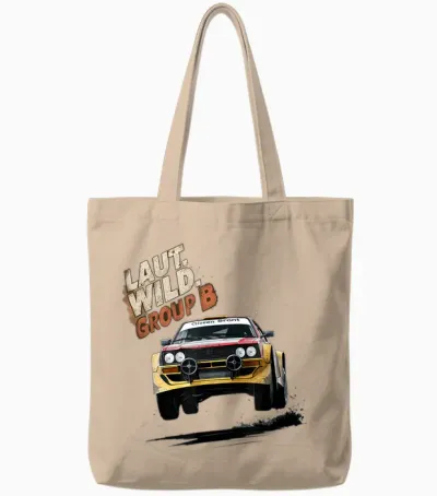 Group B Rally Fans Tote Bags - Natural