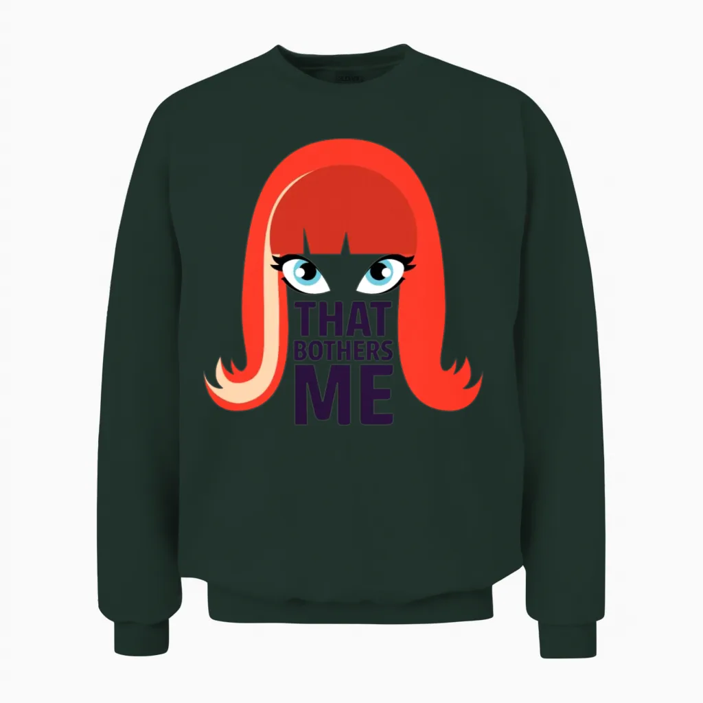 Coco Peru: That Bothers Me - Logo Unisex Sweatshirt in Forest