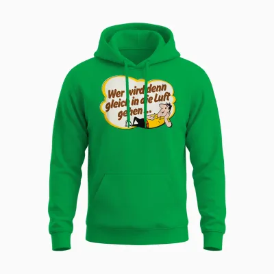 Old Advertising Nostalgic Hb Male Funny Design T-Shirt, Black, S Unisex Hoodie - Irish Green