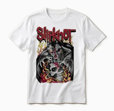 Slipknot Brain Reaper Unisex T-Shirt - White
