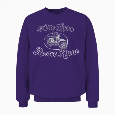Suhl Simson S50 S51 Two-Stroke Engine Fan Old Love Rustet T-Shirt, Black, S Unisex Sweatshirt - Purple