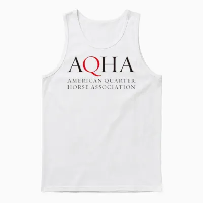 American Quarter Horse Association Unisex Tank Top - White