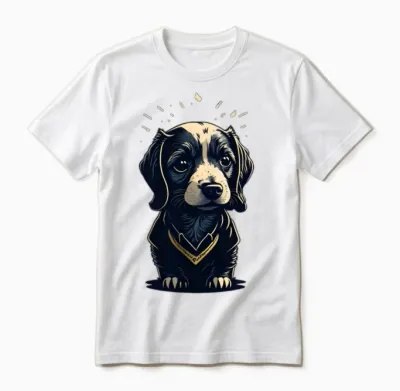 Little Dog Unisex T-Shirt - White