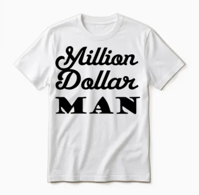 Million Dollar Man Unisex T-Shirt - White