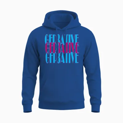 Retro Unisex Hoodie - Royal