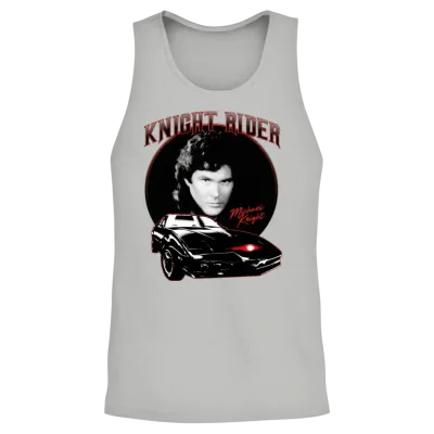 Knight Rider Michael Knight Unisex Tank Top - Ash