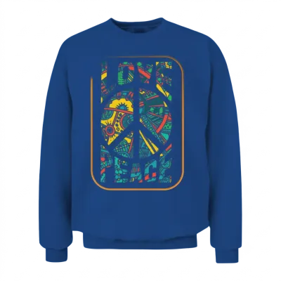 Love and Peace Freedom Unisex Sweatshirt - Royal