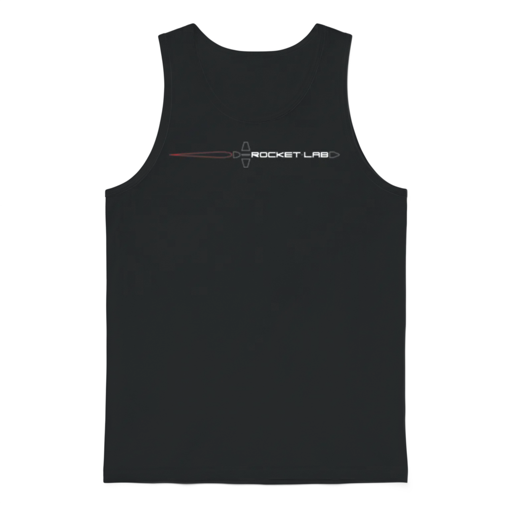 Rocket Lab Logo Black Background Classic Gift Unisex Tank Top - Black