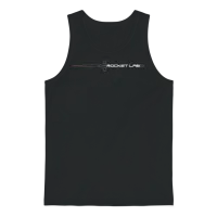 Rocket Lab Logo Black Background Classic Gift Unisex Tank Top - Black – 1