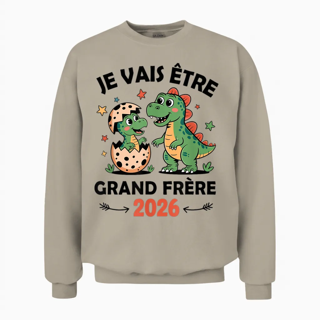 I Will Be Big Brother 2026 Future Big Brother Unisex Sweatshirt in Sand