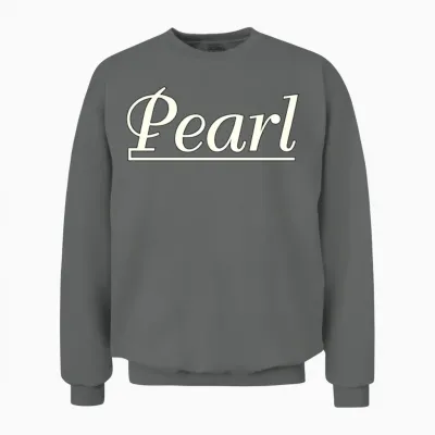 Pearl Drums White Unisex Sweatshirt - Graphite Heather