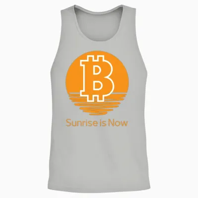 Bitcoin Unisex Tank Top - Ash