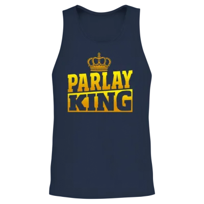 Parlay King Sports Betting Parlay Picks Sports Unisex Tank Top - Navy