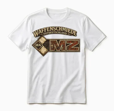 Simson Mz Ifa Ostdeutschland Retro Motorrad Kult Motiv Ddr Unisex T-Shirt - White