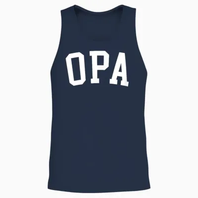 Opa Unisex Tank Top - Navy