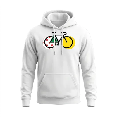 Tour France 2023 / Bike Race Unisex Hoodie - White