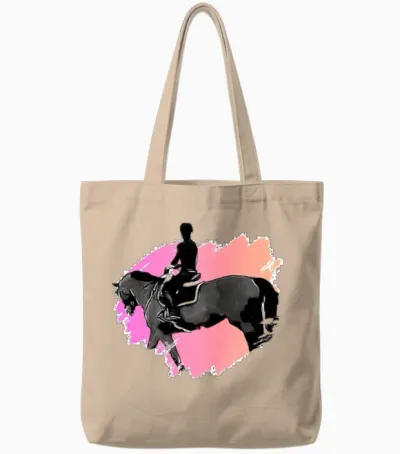 Horses Tote Bags - Natural