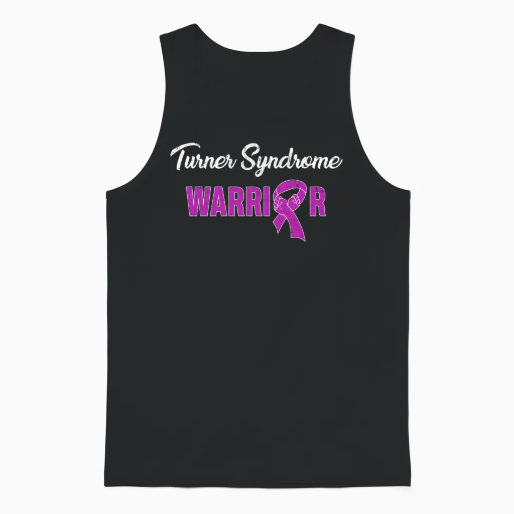 Turner Syndrome Warrior - Awareness Unisex Tank Top in Black