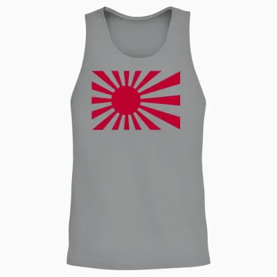 Japan Rising Sun Unisex Tank Top - Sport Grey