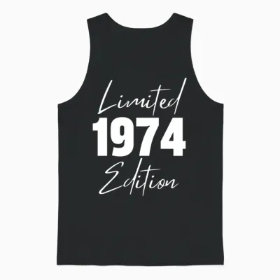 1974 Limited Edition Unisex Tank Top - Black