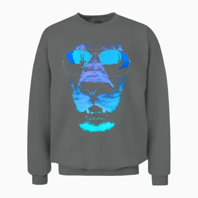 Hungry Lion Unisex Sweatshirt - Graphite Heather