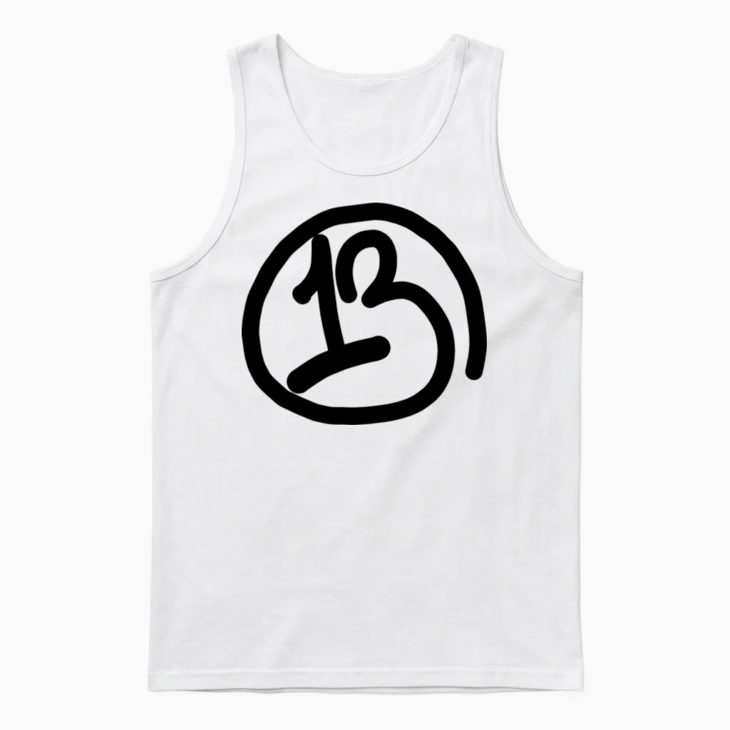 13. Unisex Tank Top in White