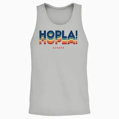 Hopla! Alsatian Vocabulary Gift Idea Alsace Alsatian Unisex Tank Top - Ash