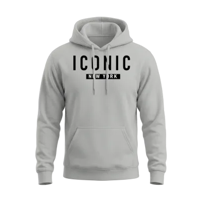 Iconic Unisex Hoodie - Ash