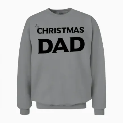 Christmas Dad Funny Unisex Sweatshirt - Sport Grey
