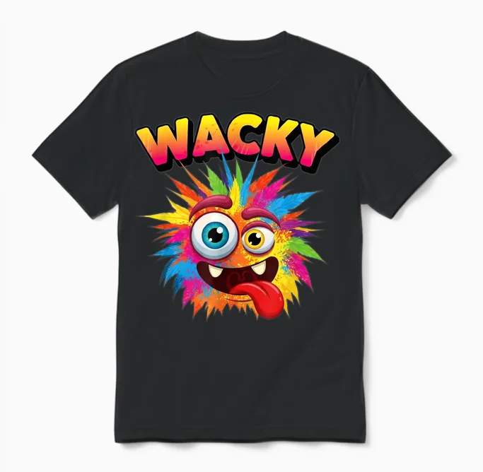 Wacky Outfit Unisex T-Shirt in Black
