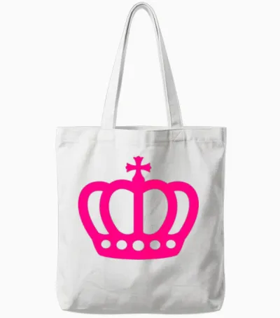 Crown Tote Bags - White